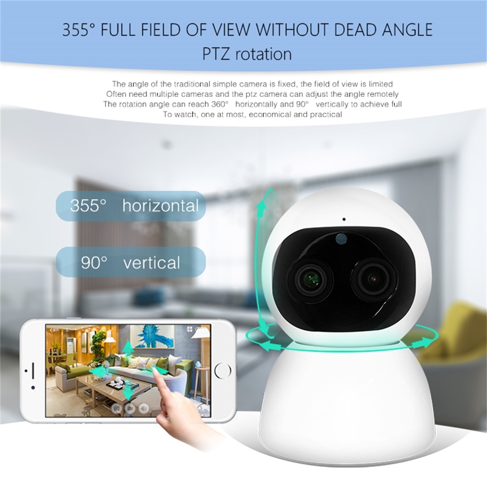 Remote Monitoring Industrial Camera with Storage Memory Card Home Security CCTV Smart Camera